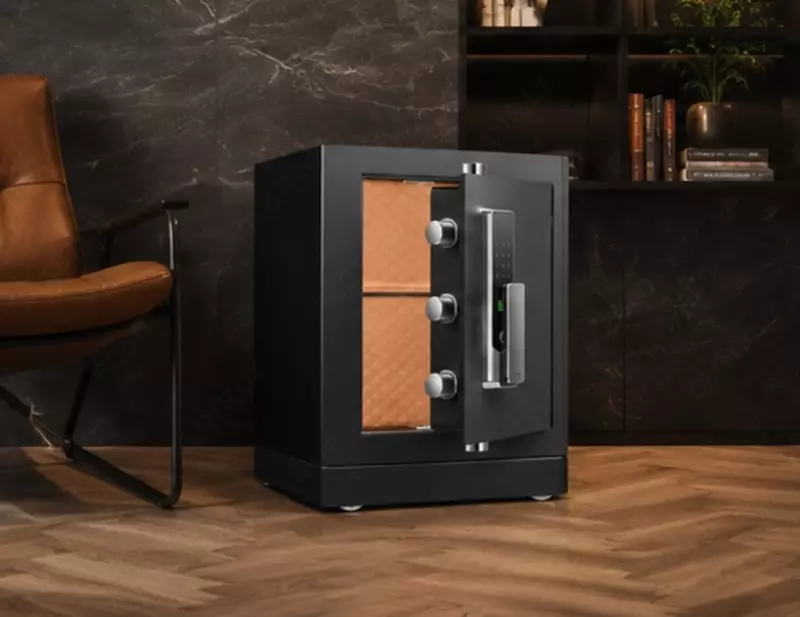 Deli 4115G elektron raqamli seyf 38×34×52 5 sm / 46 6 kg Chakana savdo