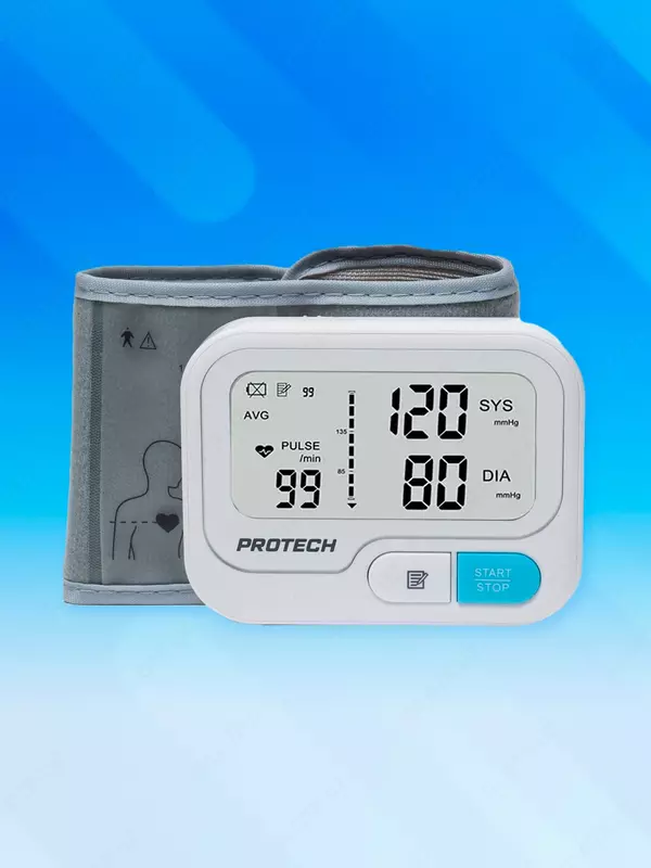 Автоматический тонометр на запястье 13.5-19.5 см Protech YK-BPW1 - 490 000 сум