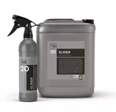 Smart open. SLIDER – Очиститель-лубрикант по уходу за лакокрасочным покрытием автомобиля