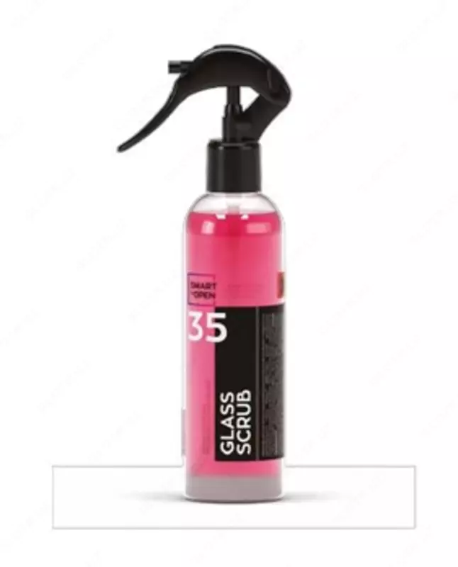 Smart open. GLASS SCRUB — Абразивный очиститель для стекла