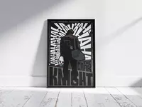 Постер в раме/ Темный Рыцарь Джокер Арт 40х60 см