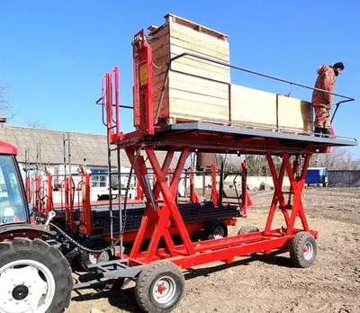 "GENCGUCSAN" gidravlik platformasi BP-2, 2400 kg, balandligi 2,6 m, ikki o