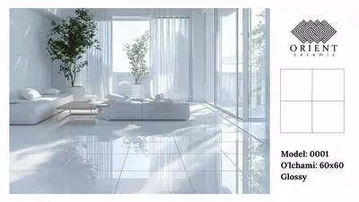 Yaltirab turuvchi oq plitka – Orient Ceramic 60×60