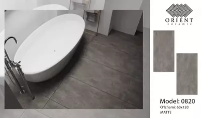 Orient Ceramic 60×120 Mat Plitka - 73 200 so'm 1 kv.mdan
