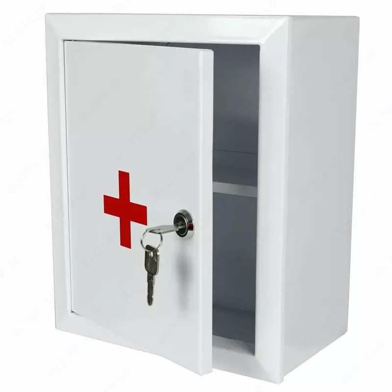 Tibbiy shkaf "Birinchi tibbiy yordam to'plami" (devorga o'rnatilgan) "SHSA ENERGY"