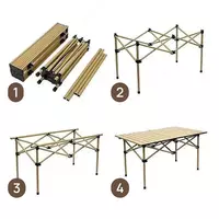   Stol yigiladigan dacha / sayohat uchun 52х52х50sm