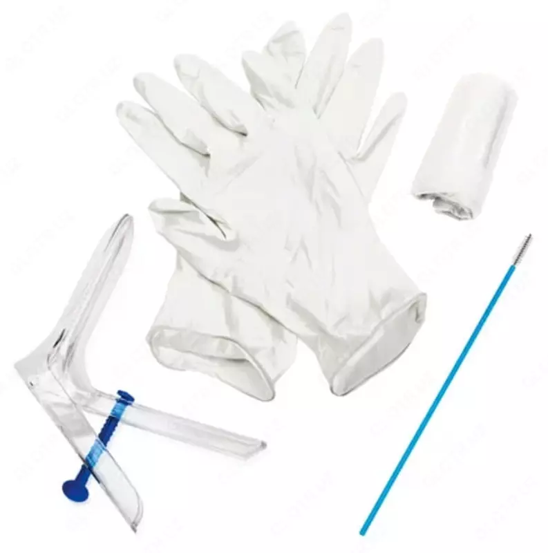  Ginekologik toplam  steril  bir martalik (qolqop  Cusco spekulum  chotka) - 