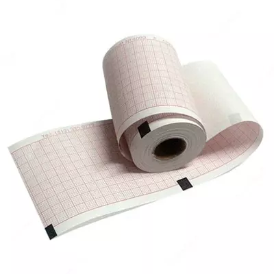 Лента диаграммная для ЭКГ (50×28/57х25/63х30/80х20/110х30) Узбекистан