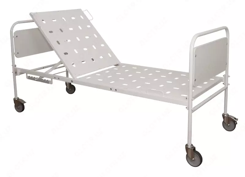  Медицинская металлическая функциональная двухсекционная кровать (с матрацем) Только в розницу