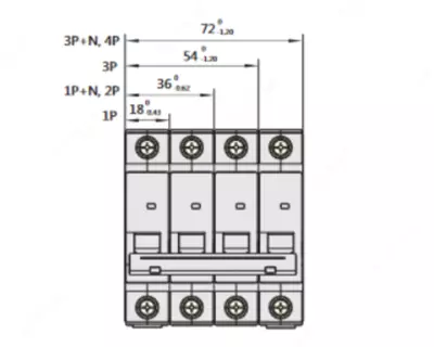  NEXT NXB-63 6kA 2P C 3A avtomatik o‘chirgich - 