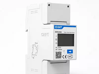 DDSU666 220V 5(80)A E 2P aqlli bir fazali elektr hisoblagichi