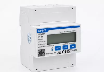 Uch fazali aqlli elektr hisoblagich DTSU666 3×230/400V 5(80)A RS485 4P