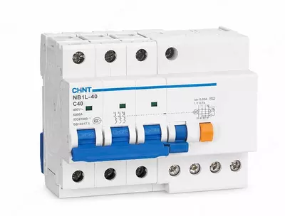  NB1L-40 4P C10 30mA AC 6kA differensial avtomat - 