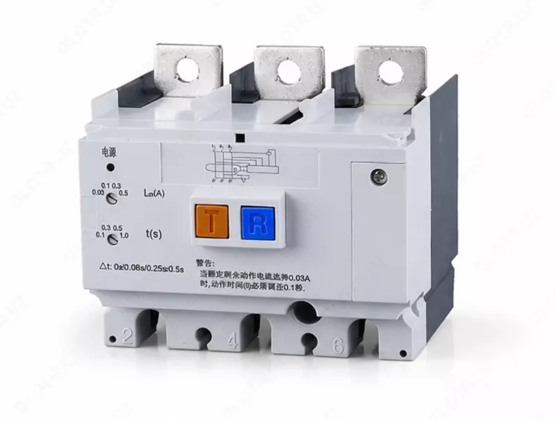 UZO NM8NL-125 4P RCD1 + NM8N-125S TM 100A 4C 50kA (issiqlik va elektromagnit himoya) 30mA–1A