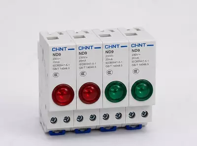  ND9-1/G AC/DC 230V LED yashil signal indikatori - 