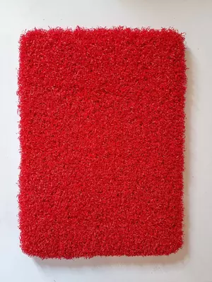 Текстурированный моноволоконный газон Красный