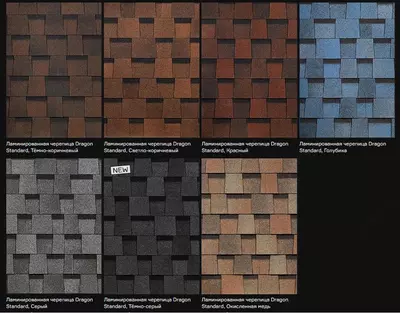 Гибкая Черепица Серия Dragon Standard