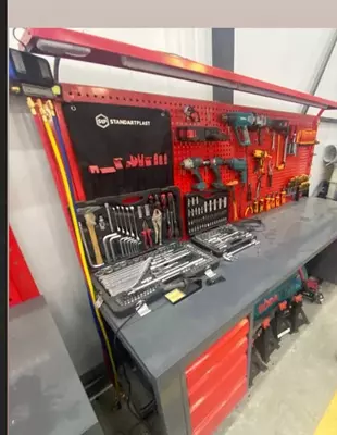 Верстак стол с двумя тумбами