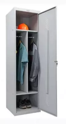 Металлический шкаф для одежды