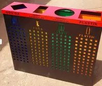 Uchta bo‘linmaga ega bo‘lgan metall axlat qutilari - 2 500 000 so'm