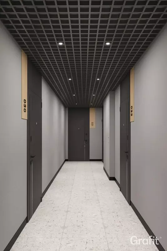 Потолки грильято.Профиль: 30х10 Ячейки: 100х100.