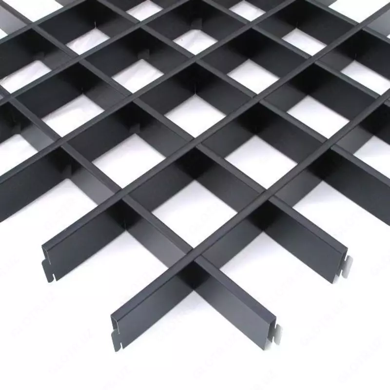 Потолки грильято.Профиль: 30х10 Ячейки: 100х100. Vero Ceiling