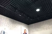 Потолки грильято Профиль: 30x10 Ячейки: 50x50