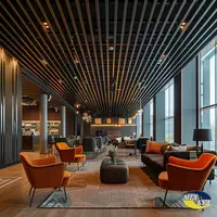 Потолки грильято с профилем 40×10 и ячейками 50×50 мм - 251 227.8 сум