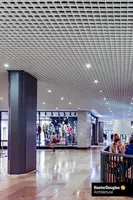 Потолки грильято с профилем 40×10 и ячейками 75×75 мм