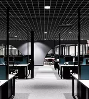 Потолки грильято с профилем 40×10 и ячейками 100×100 мм - 131 595.5 сум