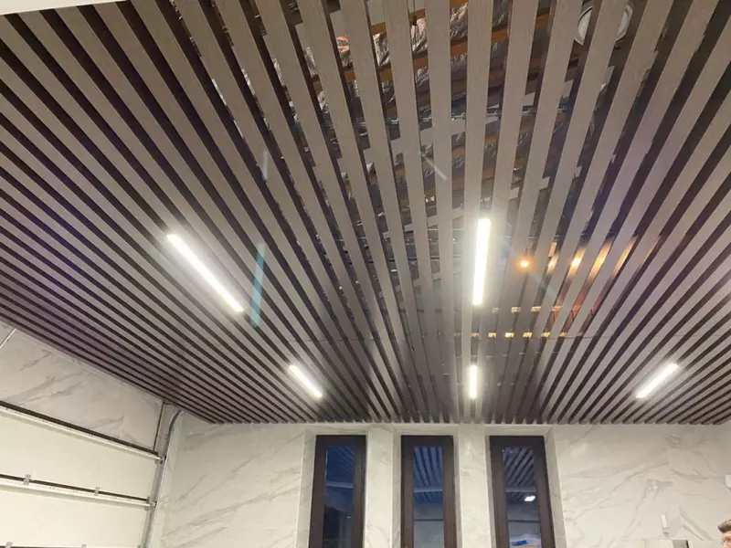 Реечный потолок Мокрый асфальт (7024) - 227