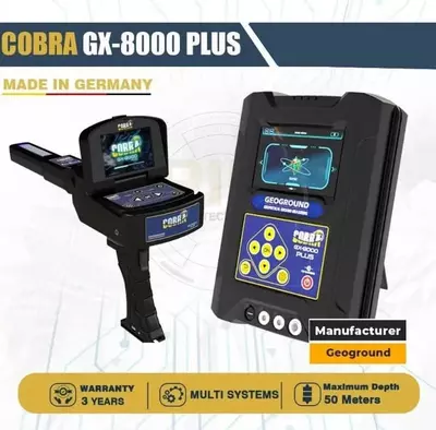 186 000 000 so'm / qadoq Professional metall detektori "COBRA" GX 8000 Plus
