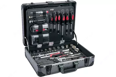 Набор инструментов (в алюминиевом кейсе) "Gigant Professional" GPS 151, 1/2" и 1/4" 151 предмет (151 предмет)