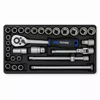 Набор торцевых головок с трещеткой "Licota" ACK-384001