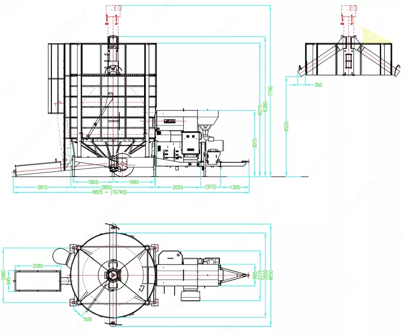 1 сум Мобильные зерносушилки Mecmar