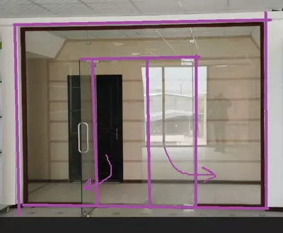 Перегородка Стекляная