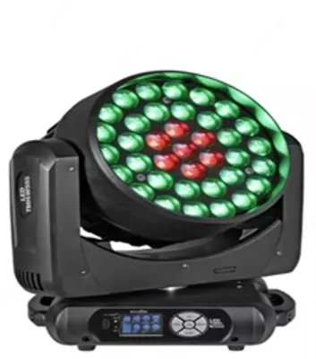 Сценический светильник WASH MOVING HEAD LIGHT (Модель: EURO LED 37 * 15W).