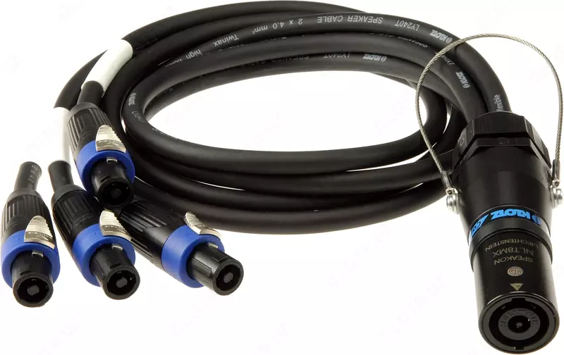 Miksherdan ovoz kuchaytirgichga ulash uchun kabel
