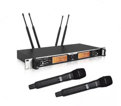 STABCL ST-9860 simsiz radiomikrofon tizimi (2 ta mikrofon to‘plamida)