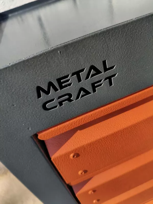 Asbob aravachasi (mobil) "Metalcraft", metall, 940x600(770)x450 mm, 7 quti, sig'imi 50 kg gacha (kulrang/sariq)