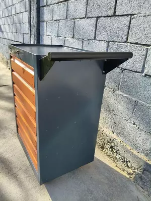 Инструментальная тележка (мобильная) Metalcraft металл 940х600(770)х450 мм 7 ящ. г/п до 50 кг (Серая/желтая) Только в розницу