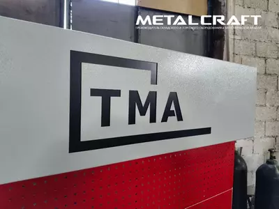Металлический торговый стенд (перфорированный) "Metalcraft" TMA