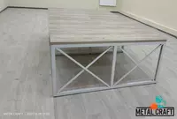 Комбинированный офисный стол (металл