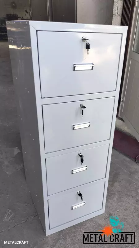 "Metalcraft" hujjatlari uchun metall fayl qutisi A4, 480x580x1300 mm