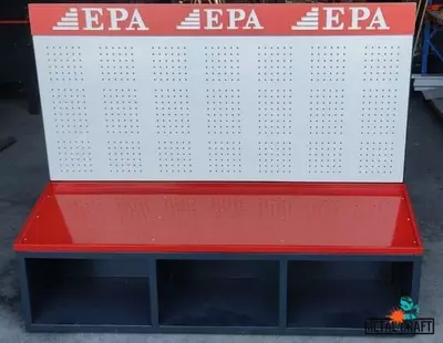 Металлический торговый стеллаж (перфорированный) "Metalcraft" EPA