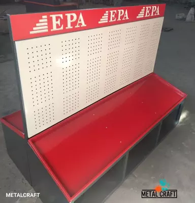 Металлический торговый стеллаж (перфорированный) "Metalcraft" EPA