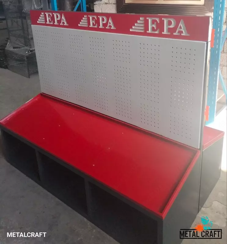Металлический торговый стеллаж (перфорированный) "Metalcraft" EPA