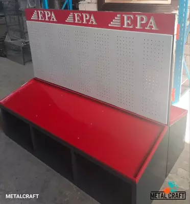 Металлический торговый стеллаж (перфорированный) "Metalcraft" EPA