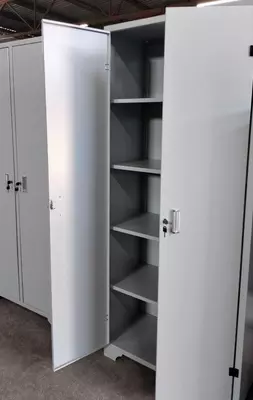 Металлический шкаф (двухдверный) для документов "Metalcraft" 5 полок, 800х400х2000 мм