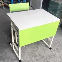 Школьная парта с одним стулом "Metalcraft" одноместная